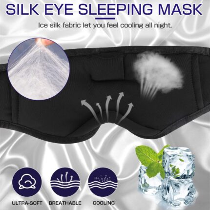 LC-dolida Sleep Headphones, Sleep Mask Bluetooth Wireless Music Eye