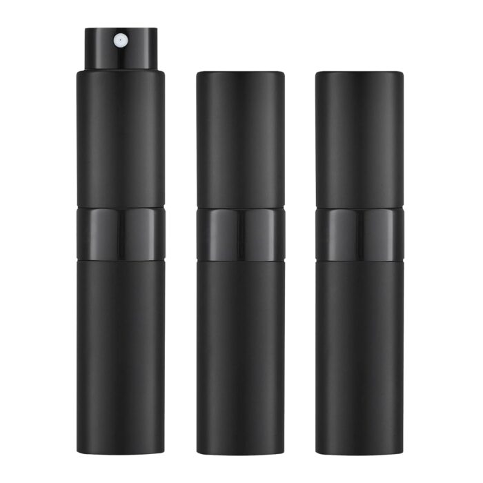 LISAPACK 8ML Atomizer Perfume Spray Bottle for Travel (3 PCS) Empty