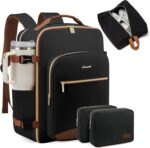 LOVEVOOK 40L Large Travel Backpack for Women Men, 17 Inch Carry on