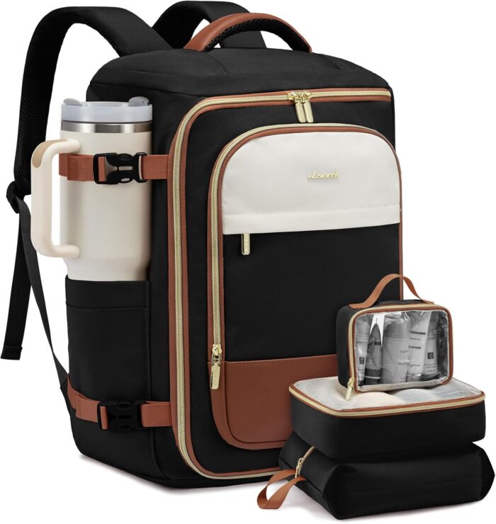 LOVEVOOK 40L Travel Backpack for Women, TSA Approved Carry On Backpack