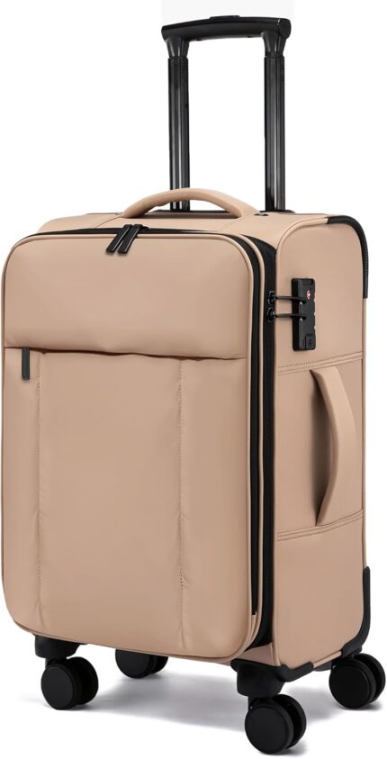 LOVEVOOK Carry On Luggage 22x14x9 Airline Approved,22 Inch Softside