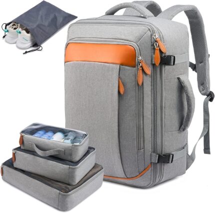 LOVEVOOK Carry on Backpack, 45L Extra Large Travel Backpack for Men &