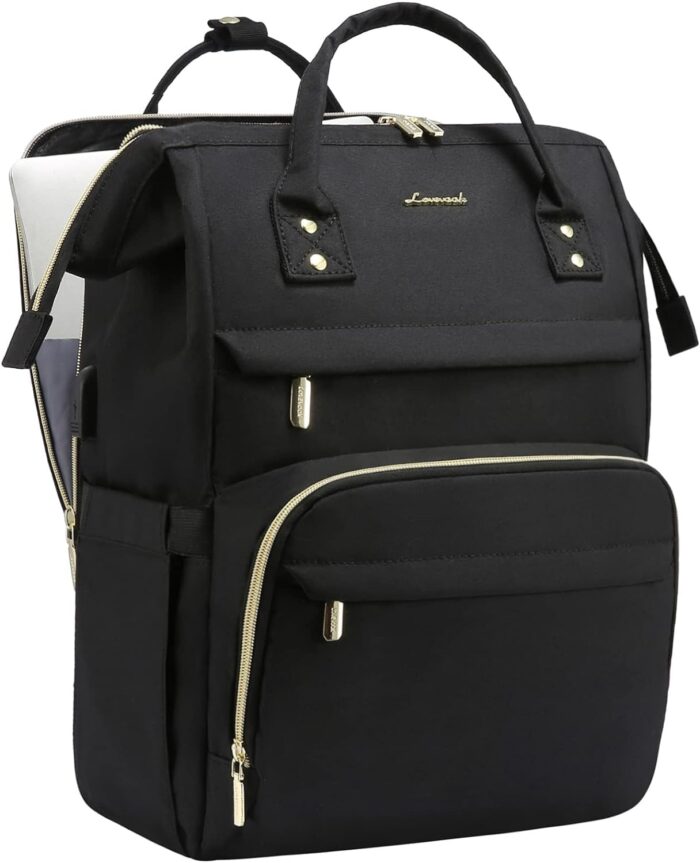 LOVEVOOK Laptop Backpack for Women, Travel with Compartment, Water
