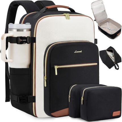 LOVEVOOK Large Travel Backpack for Women & Men, 40L Carry on Backpack
