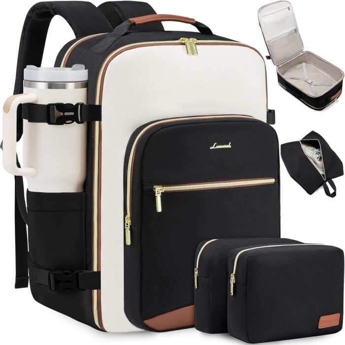 LOVEVOOK Large Travel Backpack for Women & Men, 40L Carry on Backpack
