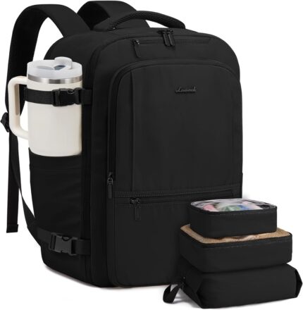 LOVEVOOK Travel Backpack for Women & Men, 40L Large Carry On Backpack