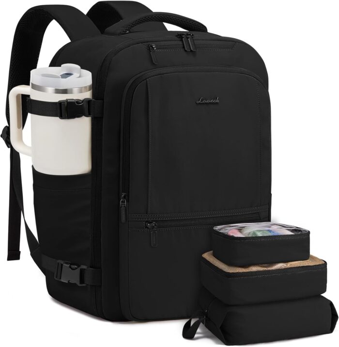LOVEVOOK Travel Backpack for Women & Men, 40L Large Carry On Backpack