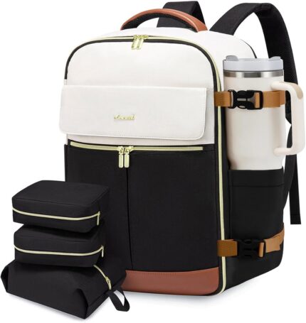 LOVEVOOK Travel Backpack for Women, TSA Carry On Backpack Flight