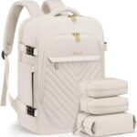 LOVEVOOK Travel Backpack for Women, TSA Personal Item Travel Bag fits