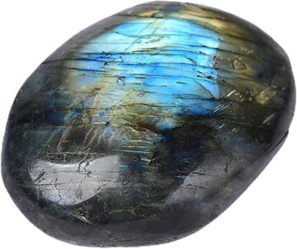 Labradorite Palm Stone - Pocket Massage Worry Stone for Natural Body