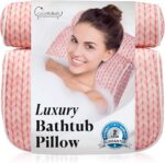 Lady McBath Bath Pillow - Luxury Bath Pillows for Tub Neck and Back