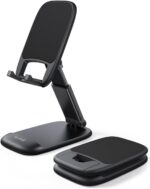 Lamicall Foldable Phone Stand for Desk - Height Adjustable Cell Phone