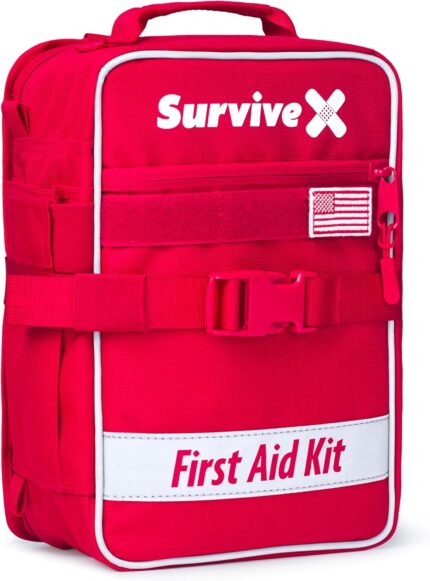 Large First Aid Kit for Car, Travel & Home - Emergency Kit for Hiking,