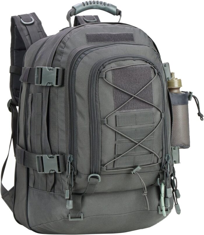 Large Tactical Backpack for Men Military Backpack with DIY System for