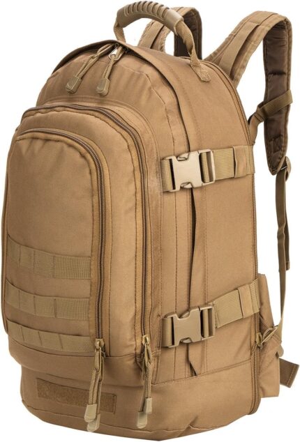 Large Tactical Expandable Backpack 39L-64L Military Bug Out Bag With
