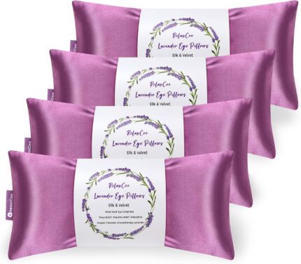 Lavender Eye Pillow for Relaxation, Yoga, Sleeping, Weighted Eye Mask