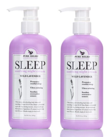 Lavender Sleep Body Lotion Shea Butter + Coconut Oil Body Cream Skin