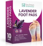 Lavinso Lavender Foot Pads - Deep Relaxation for Stress - Patch Helps