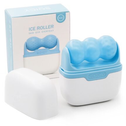 Leeshine Ice Roller for Face and Eyes - Facial Skin Care Tools with 2