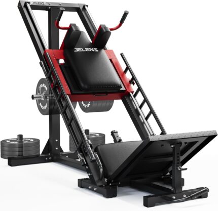 Leg Press Hack Squat Machine, Leg Machine for Home Gym with