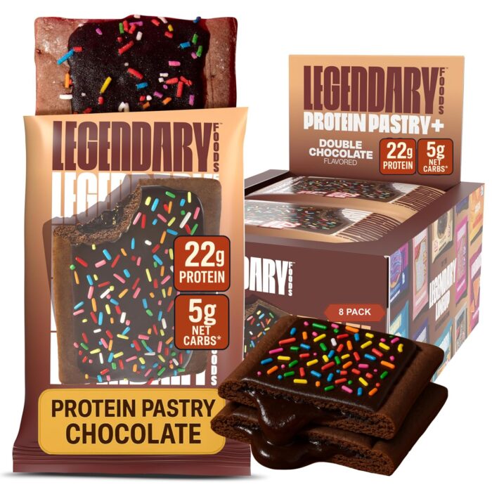 Legendary Foods 22g Protein Pastry+ Premium Low Carb Meal Replacement