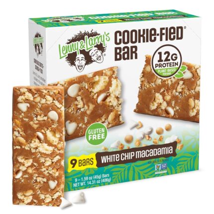 Lenny & Larry's Cookie-fied Protein Bar – White Chip Macadamia Vegan
