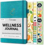 Life & Apples Wellness Journal Planner – Food Log, Fitness Tracker,