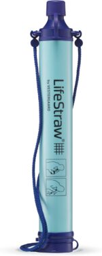 LifeStraw Personal Water Filter for Hiking, Camping, Travel, and