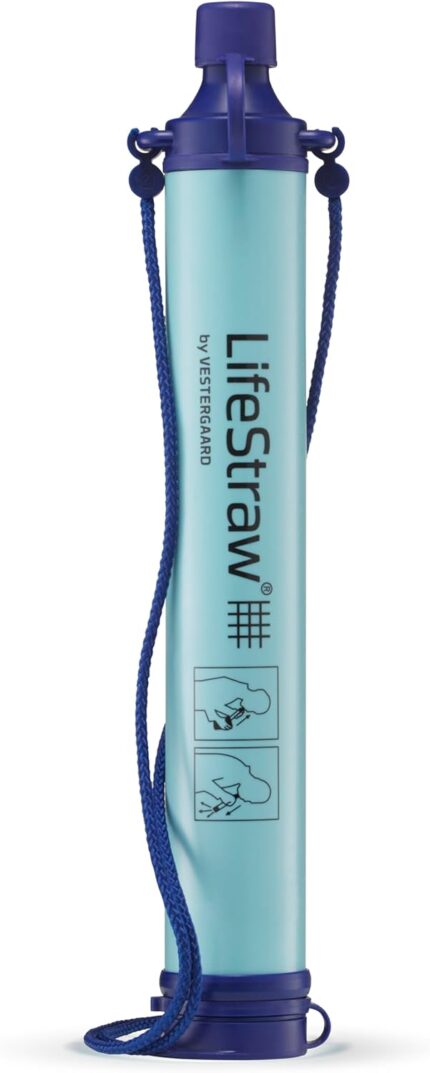 LifeStraw Personal Water Filter for Hiking, Camping, Travel, and
