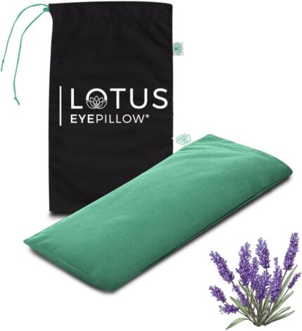 Lotus Weighted Lavender Eye Pillow|Sleeping & Meditation Mask|Yoga Eye
