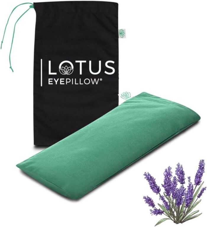 Lotus Weighted Lavender Eye Pillow|Sleeping & Meditation Mask|Yoga Eye