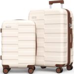 Luggage Sets 2 Piece 20/24 Inch (3-YEARS VIP SERVICE) Hardside Ultra