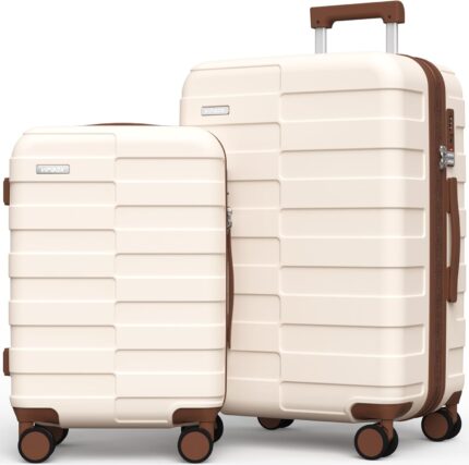 Luggage Sets 2 Piece 20/24 Inch (3-YEARS VIP SERVICE) Hardside Ultra