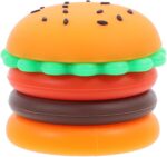 Luxshiny Portable Silicone Hamburger-shaped Cosmetic Jars Leakproof
