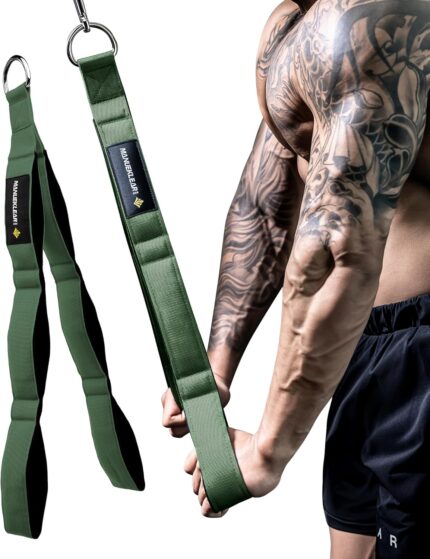 MANUEKLEAR Tricep Rope Cable Attachment Handles, Greater
