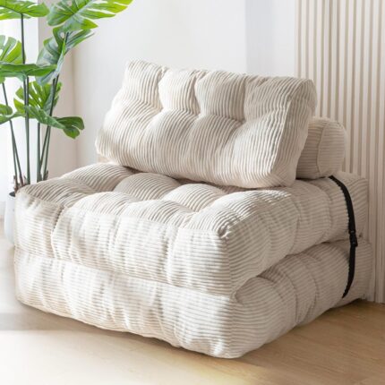 MAXYOYO Folding Sofa Bed, Convertible Sleeper Chair with Pillow