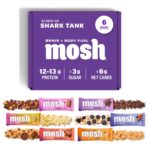 MOSH Variety Pack Keto Protein Bars, High Fiber, Low Carb, Gluten