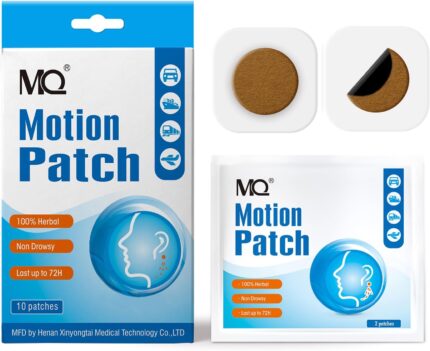 MQ Motion Sickness Patch,10 Count,Non Drowsy Sea Sickness Patches