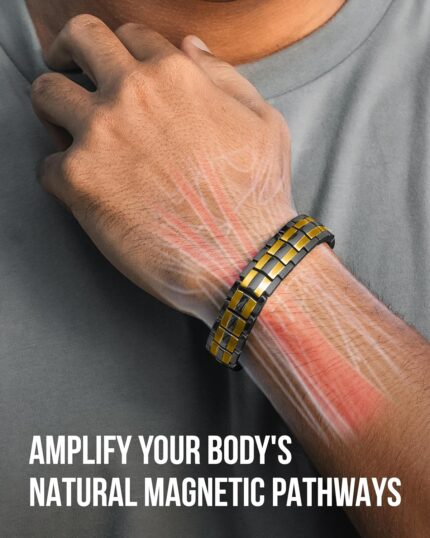 MagnetRX® Magnetic Bracelets for Men — EllipseMAX 5X Strength 5,000