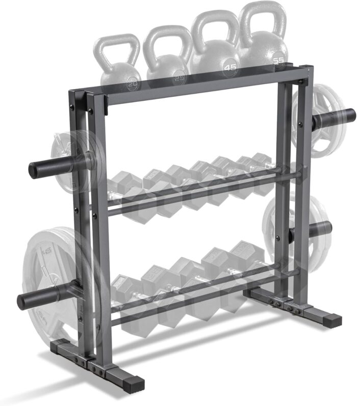 Marcy Weight Storage Organizer Racks for Dumbbells,