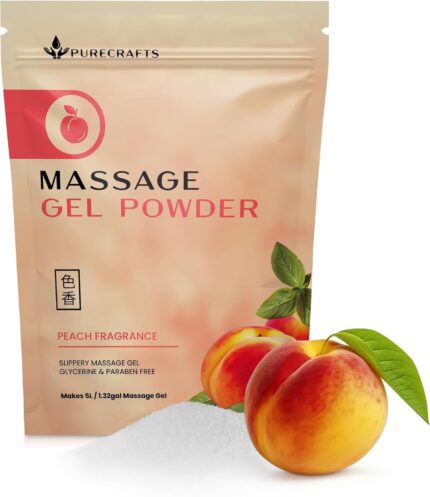Massage Gel Powder 50g | Peach Fragrance | Made in Japan | Smooth and