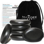 Maxdee Massage Stones Essential Hot Stones for Massage, 6 Large Hot