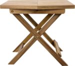 Melino Wooden Folding Table - Natural Acacia Wooden Small Foldable End