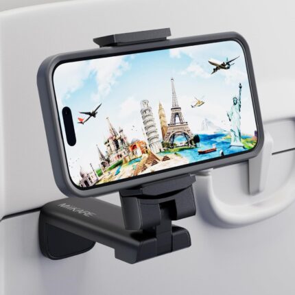MiiKARE Airplane Travel Essentials Phone Holder, Universal Handsfree