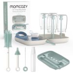 Momcozy Bottle Brush Set - Baby Bottle Cleaner Kit with Silicone Brush