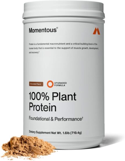 Momentous Vegan Protein Powder - 20g Plant Based Protein - NSF