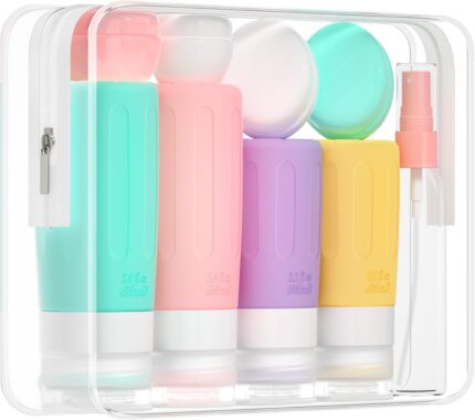 Morfone 16 Pack Travel Bottles Set for Toiletries, TSA Approved Travel