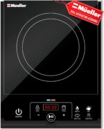 Mueller RapidTherm Portable Induction Cooktop, 1800W Hot Plate