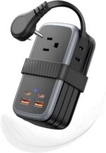 NTONPOWER GAN Ultra 65W USB Fast Charging Station, 7 in 1 Travel Power