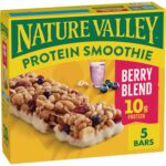 Nature Valley Protein Smoothie Chewy Snack Bars, Berry Blend Protein